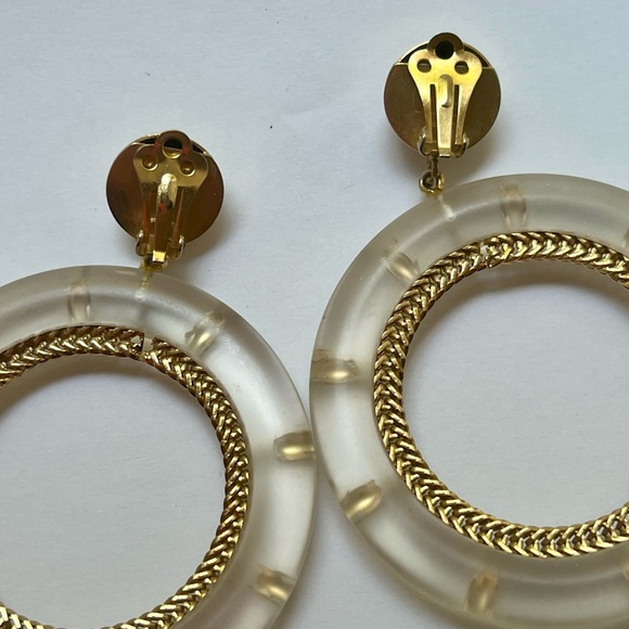 Sharra Pagano Hoop Earrings - RARE - Picture 4 of 8